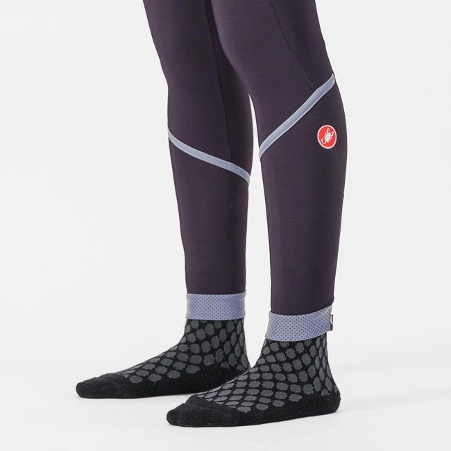 Pantaloni lungi Castelli Velocissima Thermal Dark Night Shade/ Silver Reflex XS