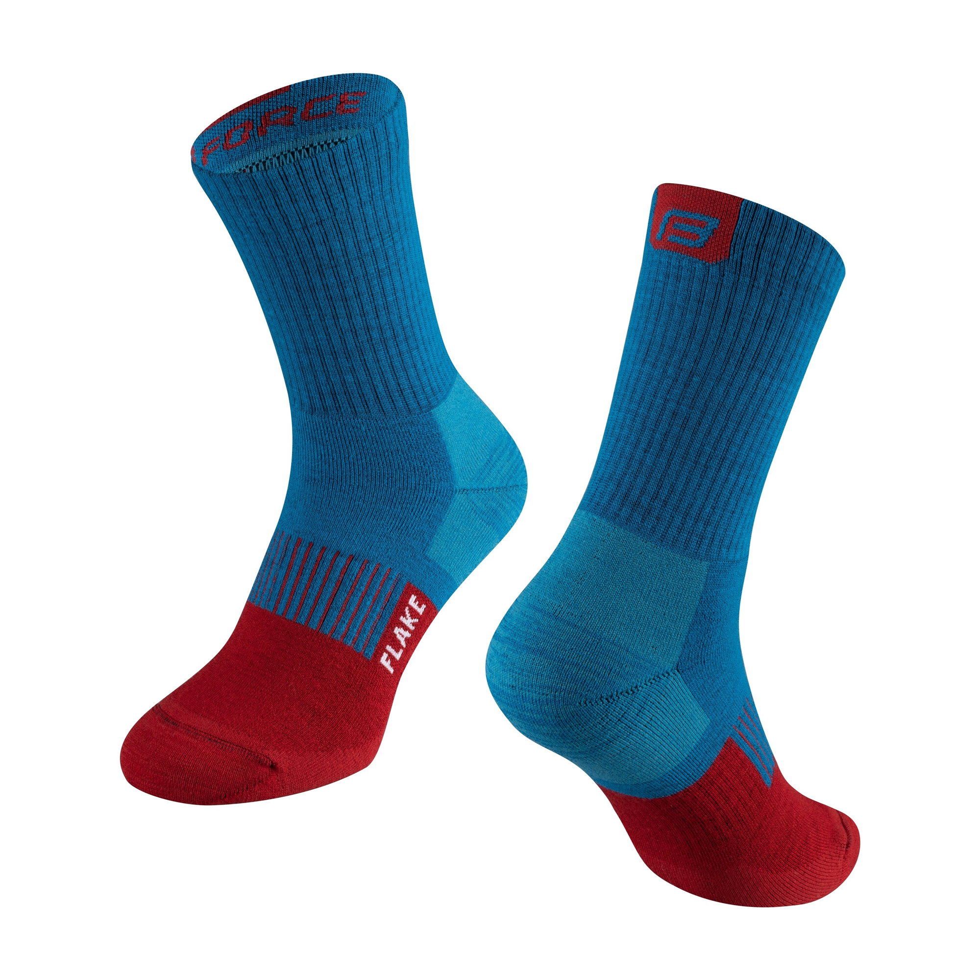 Force Sosete Force Flake blue-red L-XL/42-47