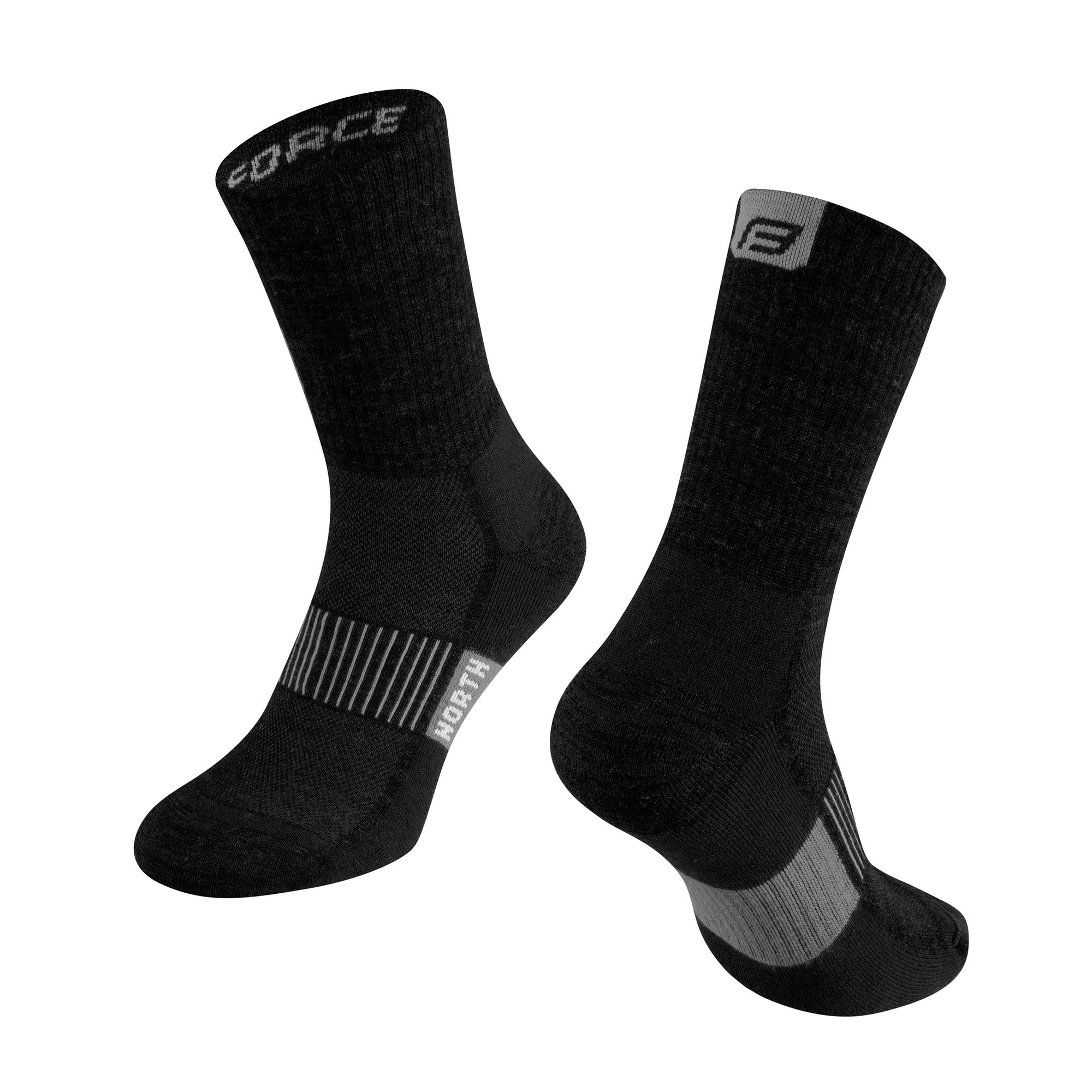 Force Sosete Force North black-grey L-XL/42-47