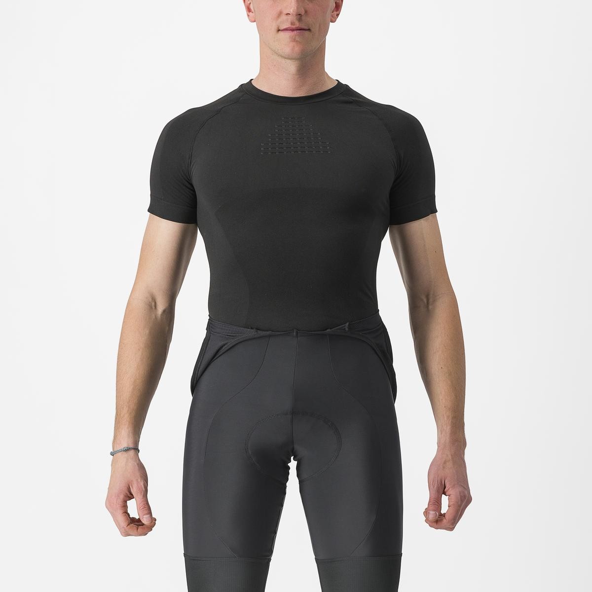 Bicycle Activewear Bluza de corp cu maneca scurta Castelli Core Seamless SS Negru S/M
