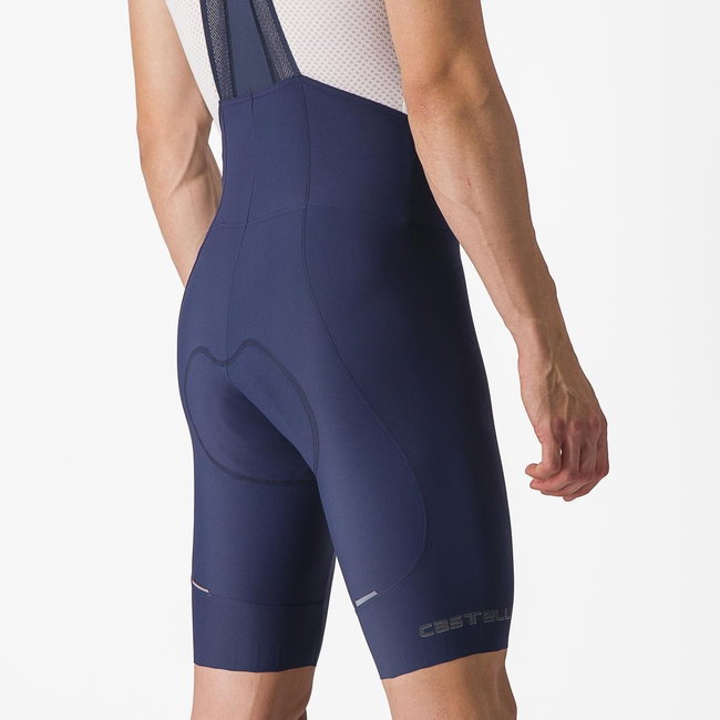 Pantaloni scurti cu bretele Castelli Espresso Indigo M