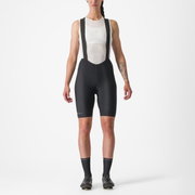 Pantaloni scurti cu bretele Castelli Espresso W DT de dama Negru M