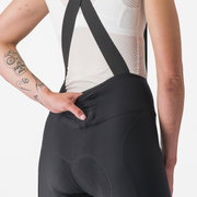 Pantaloni scurti cu bretele Castelli Espresso W DT de dama Negru M