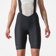 Pantaloni scurti cu bretele Castelli Espresso W DT de dama Negru XS