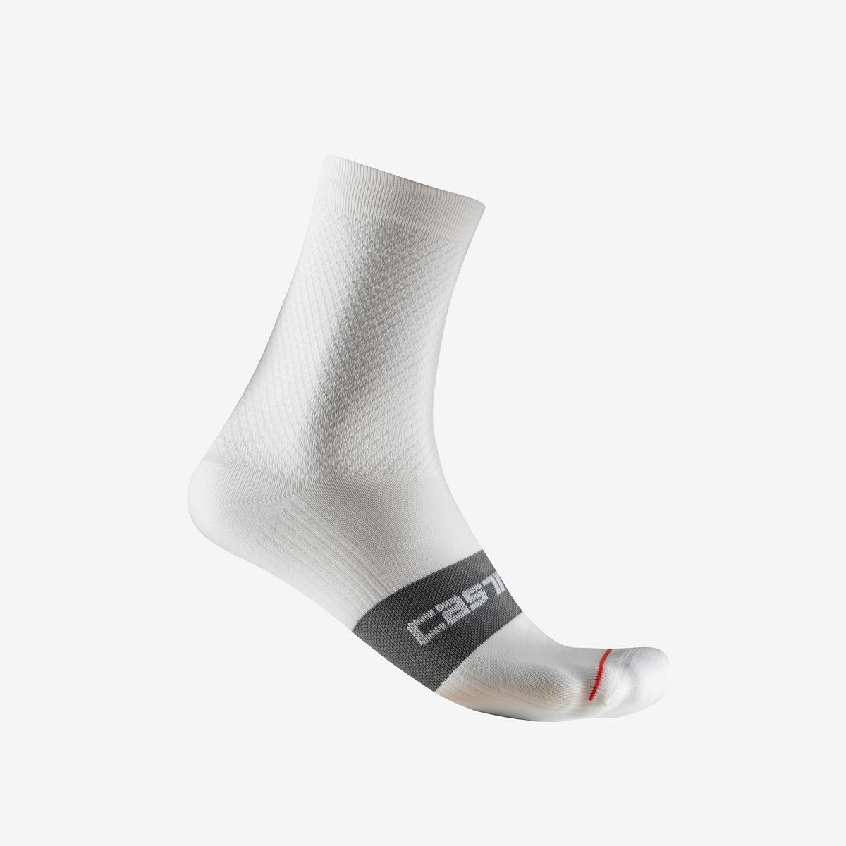 Bicycle Activewear Sosete Castelli Espresso W 12 de dama Alb L/XL 39-41