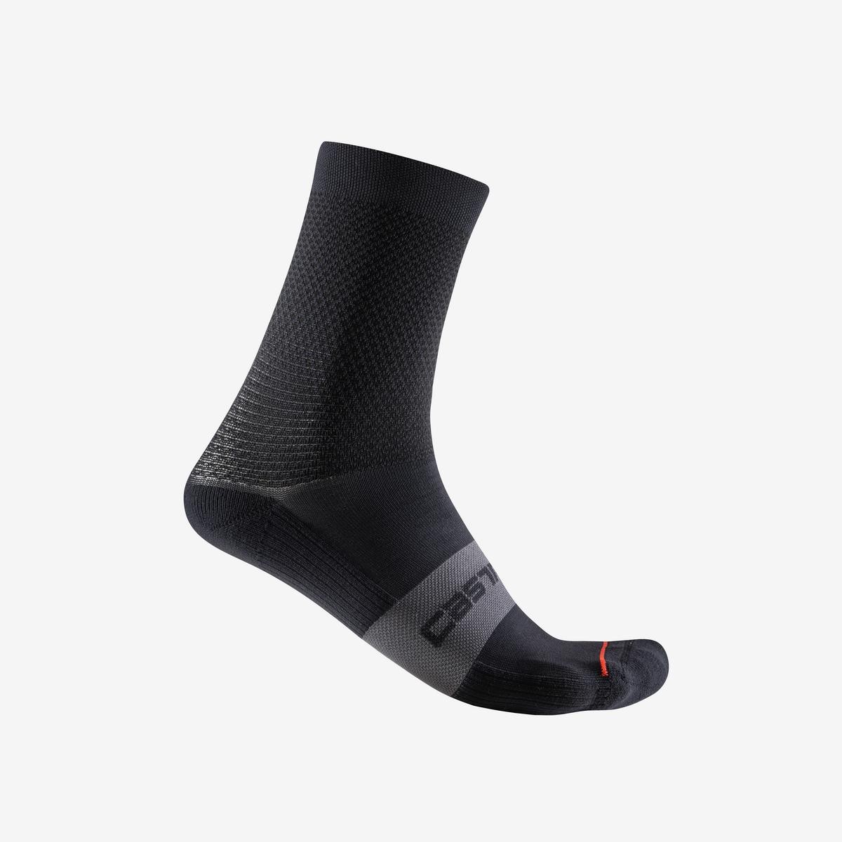 Bicycle Activewear Sosete Castelli Espresso W 12 de dama Negru L/XL 39-41