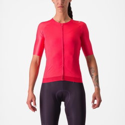 Tricou cu maneca scurta Castelli Aero PRO 7.0 W de dama Rosu
