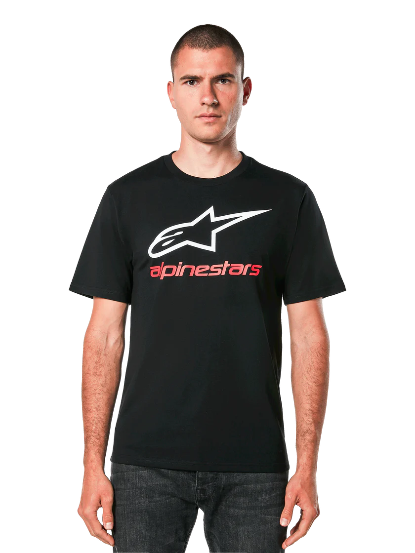 Bicycle Jerseys Tricou Alpinestars Always 2.0 CSF Tee Black/White/Red