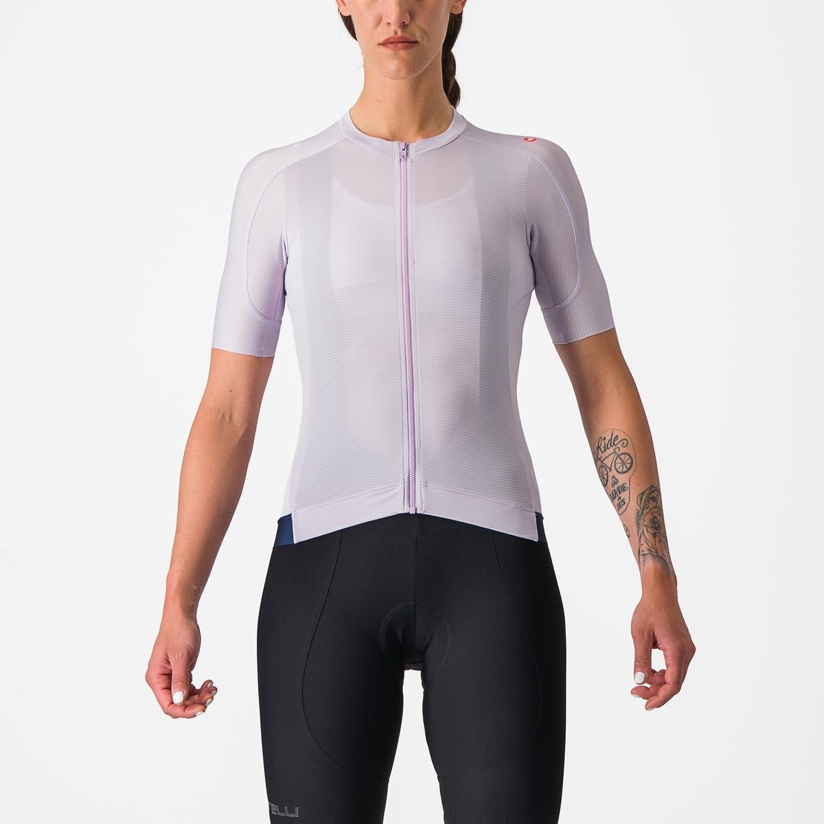 Bicycle Jerseys Tricou cu maneca scurta Castelli Espresso W de dama Violet M