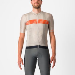 Tricou cu maneca scurta Castelli Unlimited Endurance Gri/Portocaliu