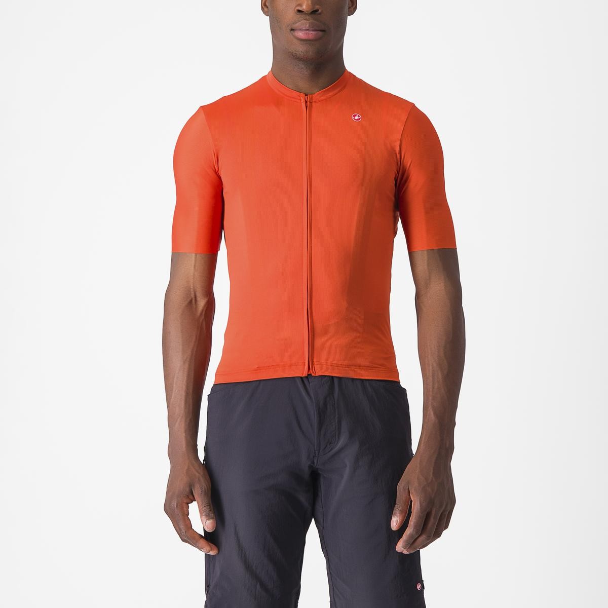 Bicycle Jerseys Tricou cu maneca scurta Castelli Unlimited Entrata 2 Portocaliu XXXL