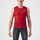 Tricou fara maneci pentru antrenamente la interior Castelli Insider Rosu M