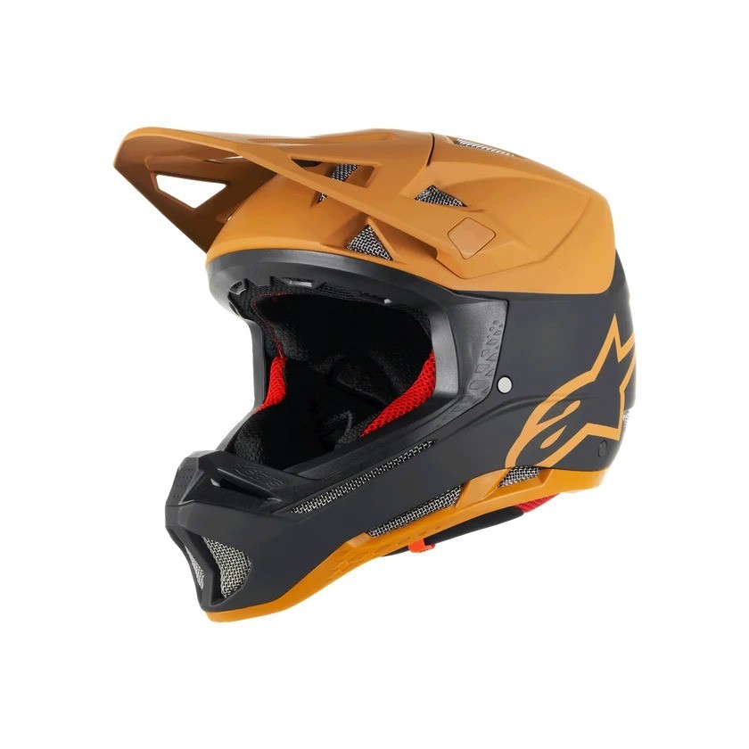 Alpinestars Casca Alpinestars Missile Tech Racer Helmet Black Dark Gold Matt M