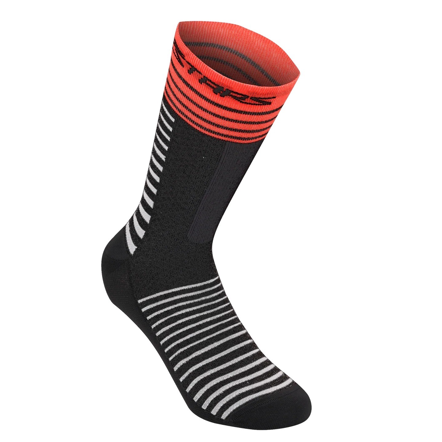 Bicycle Activewear Sosete Alpinestars Drop Socks 19 Black Bright Red S
