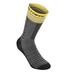 Sosete Alpinestars Drop Socks 19 Mid Gray Yellow S