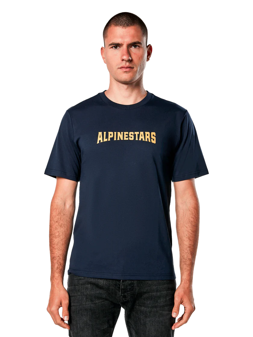 Bicycle Jerseys Tricou Alpinestars Stax CSF Tee Navy