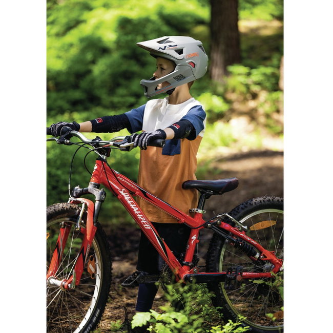 Abus - casca ciclism copii Youdrop FF (acoperire integrala) helmet - albastru intunecat