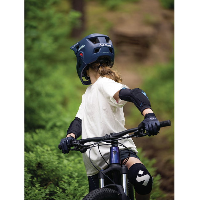 Abus - casca ciclism copii Youdrop FF (acoperire integrala) helmet - albastru intunecat