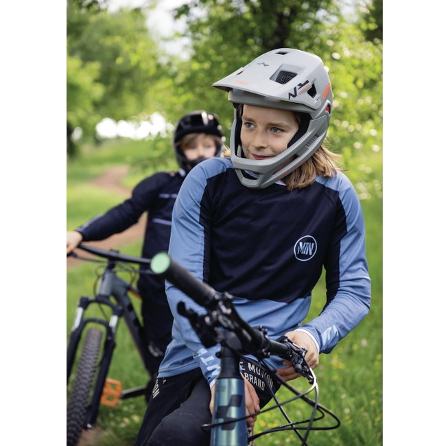 Abus - casca ciclism copii Youdrop FF (acoperire integrala) helmet - verde salvie