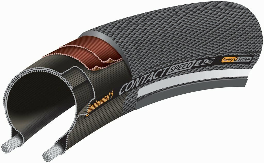 Bicycle Parts Anvelopa Continental Contact Speed Reflex 37-622 (28 x 1 3/8 x 1 5/8) negru