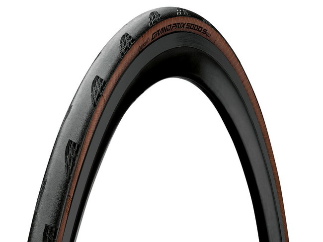 Anvelopa pliabila Continental Grand Prix 5000S TR 25-622 (700 x 25C) negru/maro