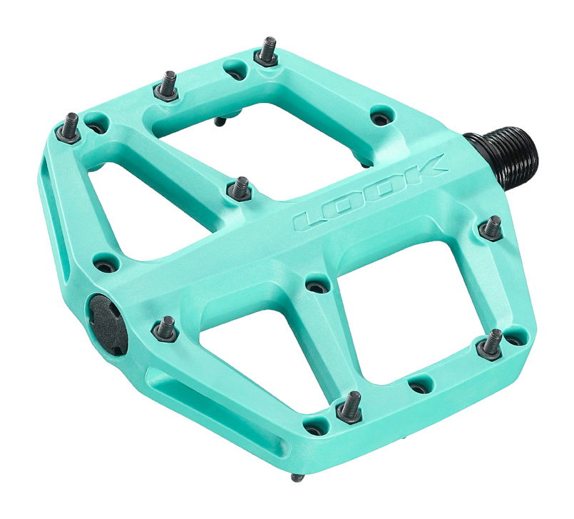 Bicycle Pedals Look - pedale flat bicicleta MTB Trail Fusion - albastru deschis