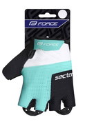 Manusi Force Sector Lady gel negru/turcoaz XL
