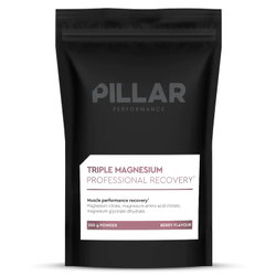 Pillar Performance - supliment alimentar magneziu Triple magnesium powder (New formula), aroma fructe de padure - plic 200g