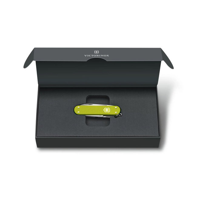 Victorinox - briceag clasic gama SD Alox Limited Edition 2023 - verde galben neon