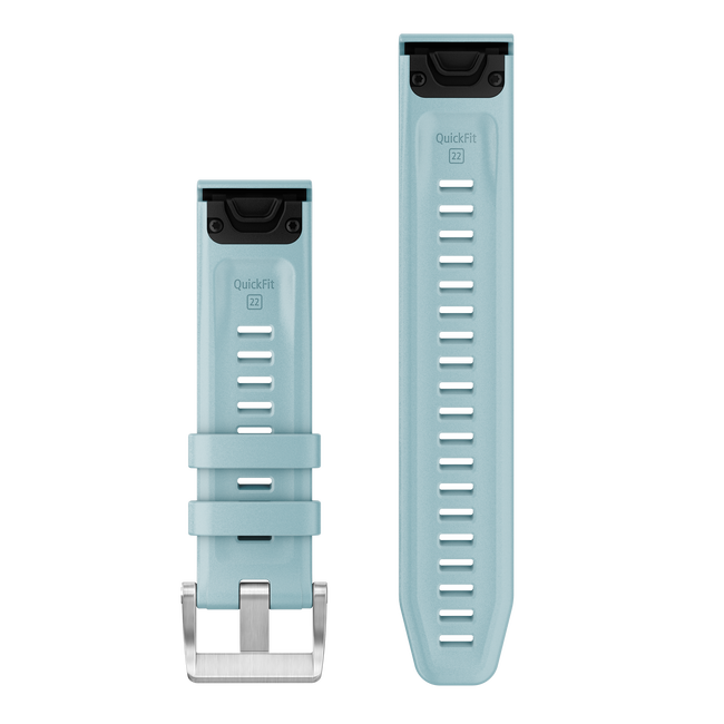 Garmin curea silicon QuickFit 22 - albastru Azure - 3 piese