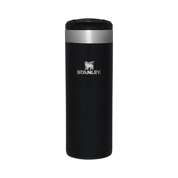 Stanley Stanley - termos mic calatorie The Aerolight Transit Mug - negru metalic - 470 ml