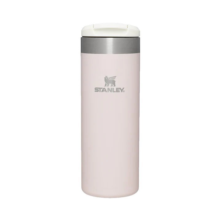Stanley Stanley - termos mic calatorie The Aerolight Transit Mug - roz deschis cuart - 470 ml