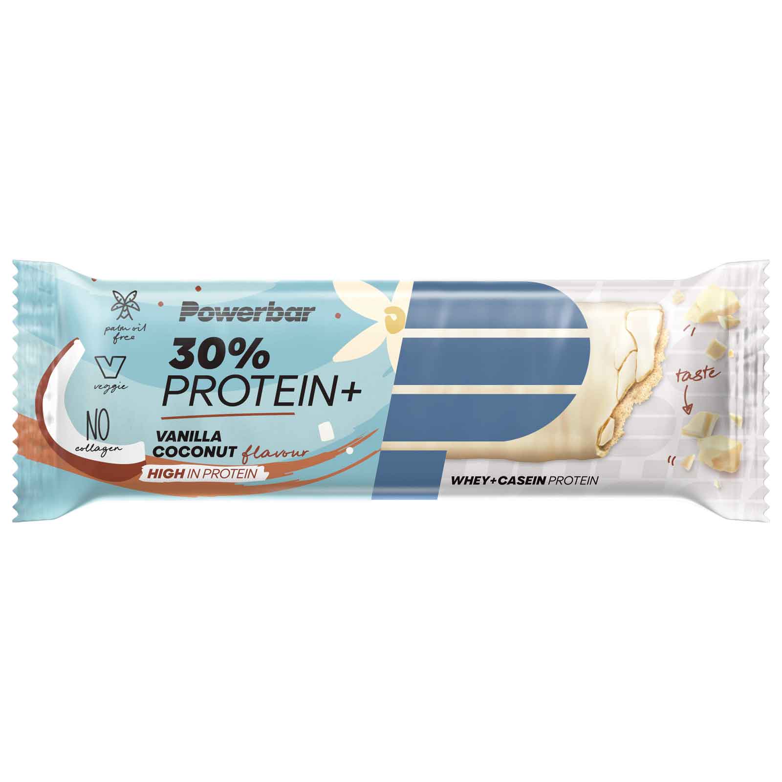 Powerbar Powerbar - baton proteic Protein+ 30%, aroma vanilie cocos - 55g