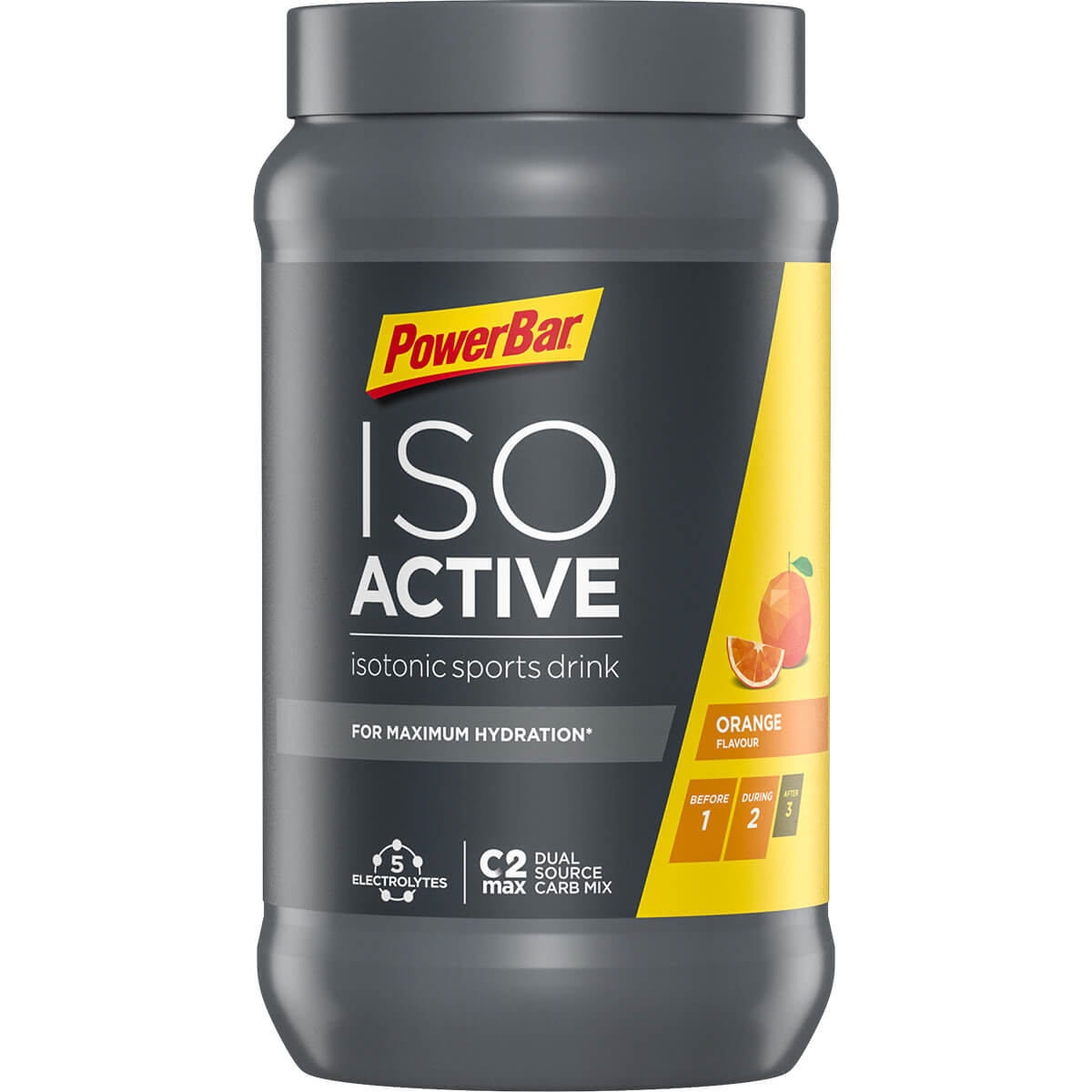 Powerbar Powerbar - pudra izotonica Isoactive, aroma portocale - bidon 600g