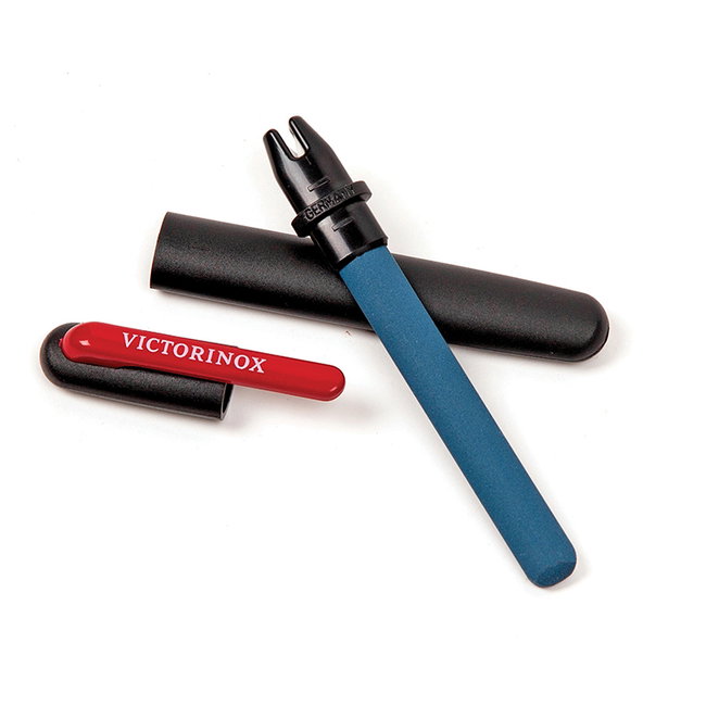 Victorinox - pila ascutit cutite Dual-Knife Sharpener - negru albastru