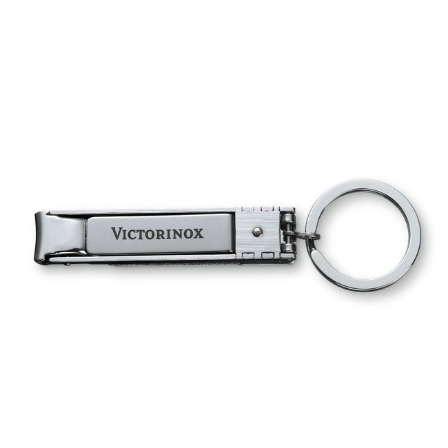 Victorinox - unghiera cu toc piele - argintiu negru