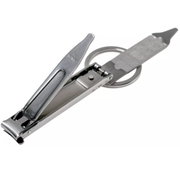 Victorinox - unghiera cu toc piele - argintiu negru