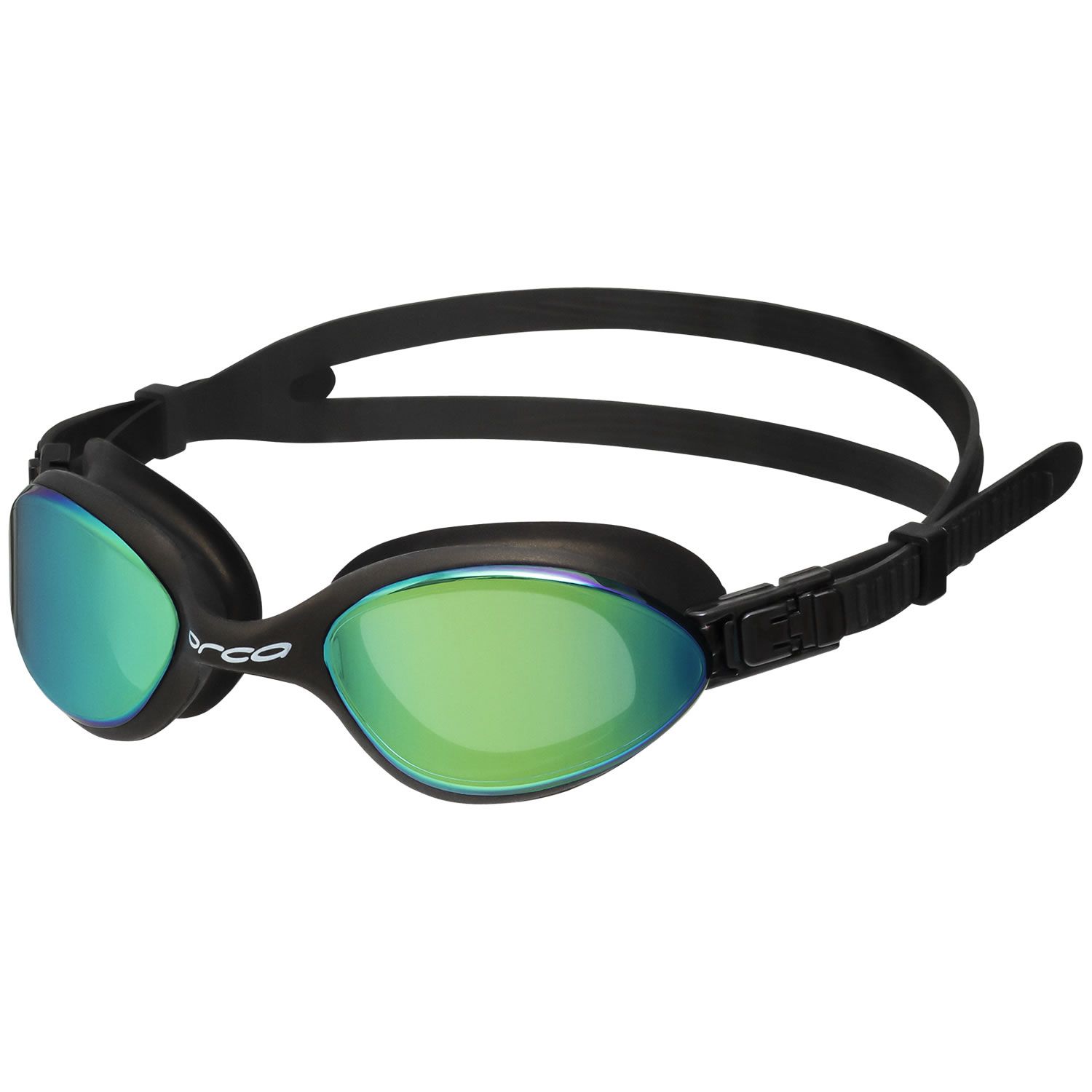 Orca -  ochelari inot triatlon si ape deschise - Killa 180° - negru oglinda