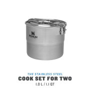 Stanley - set gatit Adventure Stainless Steel All-in-One Cook Set For Two - 1 Litru