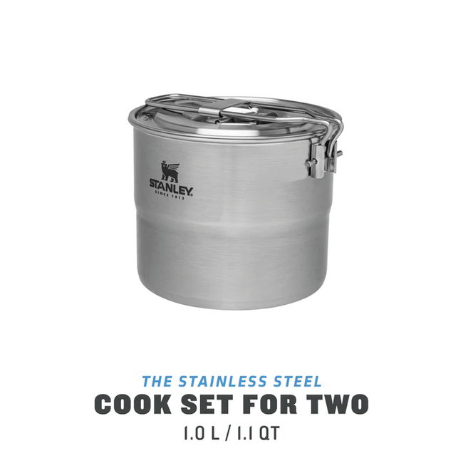 Stanley - set gatit Adventure Stainless Steel All-in-One Cook Set For Two - 1 Litru