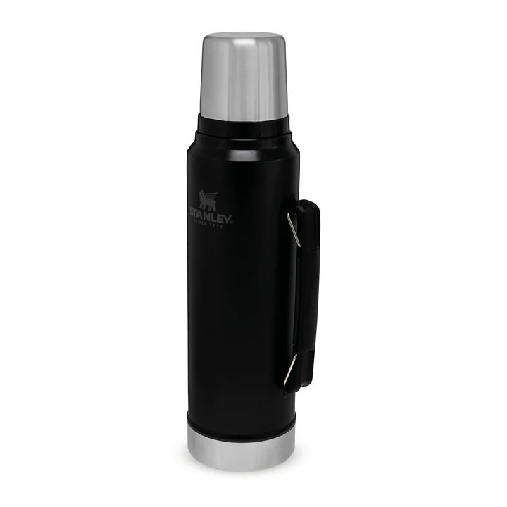 Stanley Stanley - termos clasic cu maner The Legendary Classic Bottle - negru mat piatra - 1 Litru