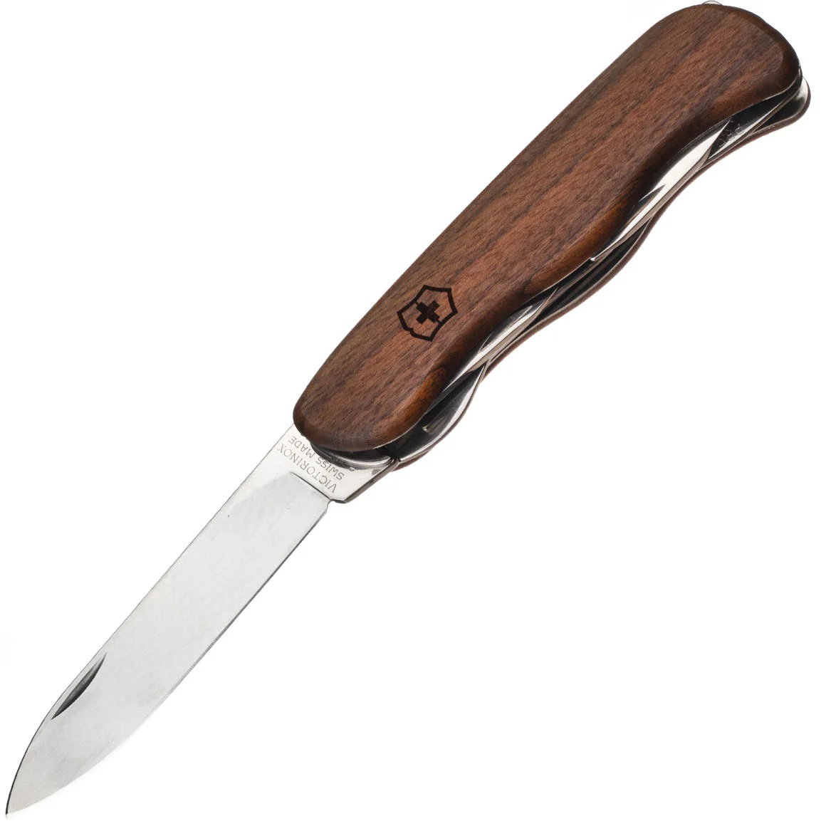 Victorinox - briceag mic Forester maner lemn, 10 functii