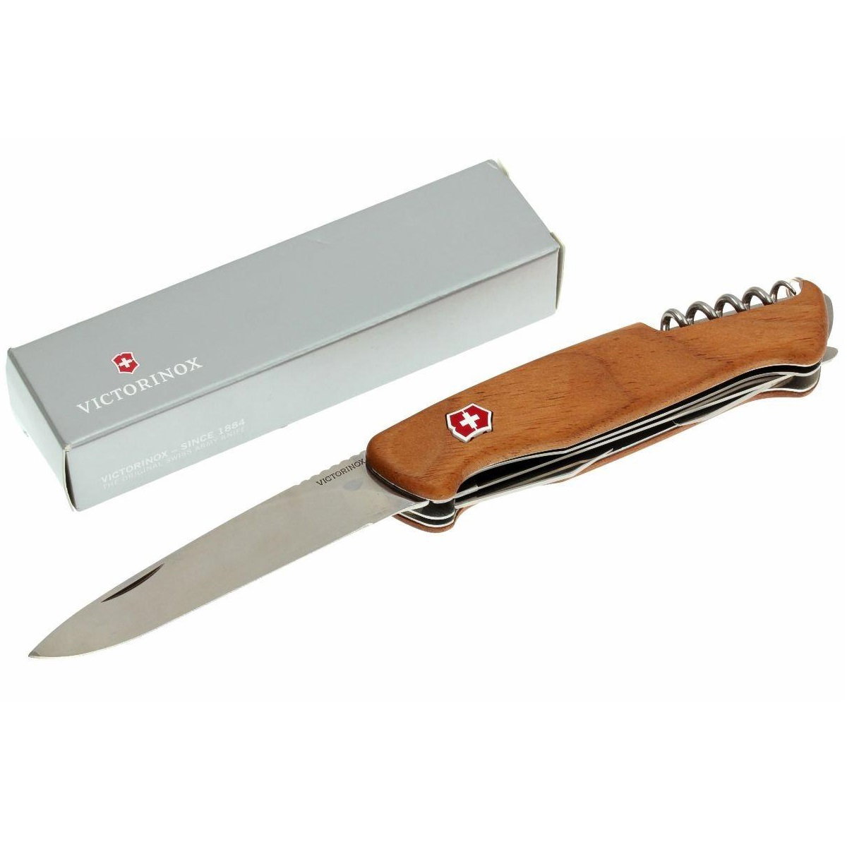 sw1173♪ Victorinox - briceag multifunctional Rangerwood 55 maner lemn, 10