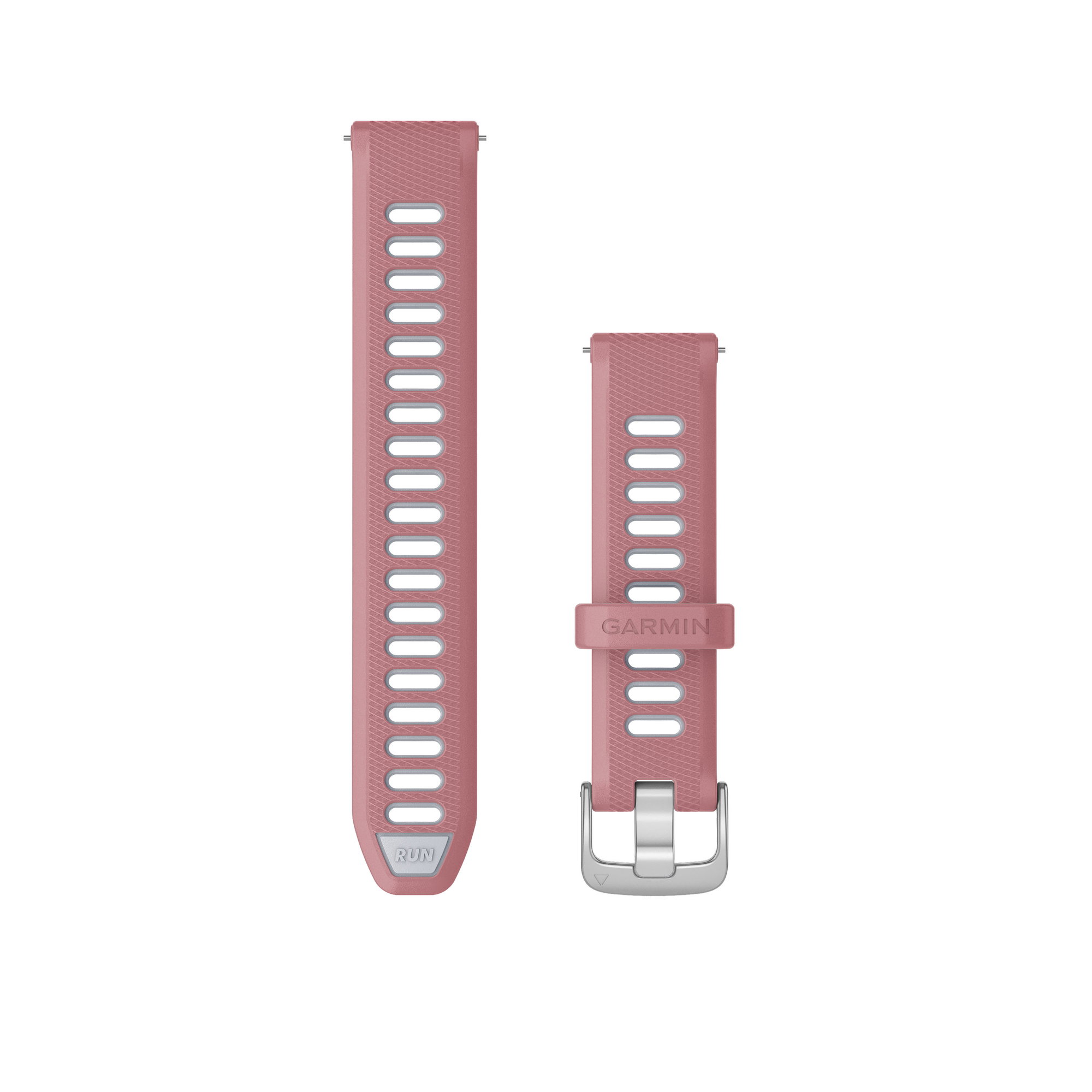 Watch Bands Garmin Quick Release 18 - curea silicon - alb-roz