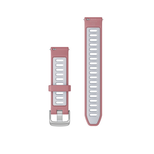 Garmin Quick Release 18 - curea silicon - alb-roz