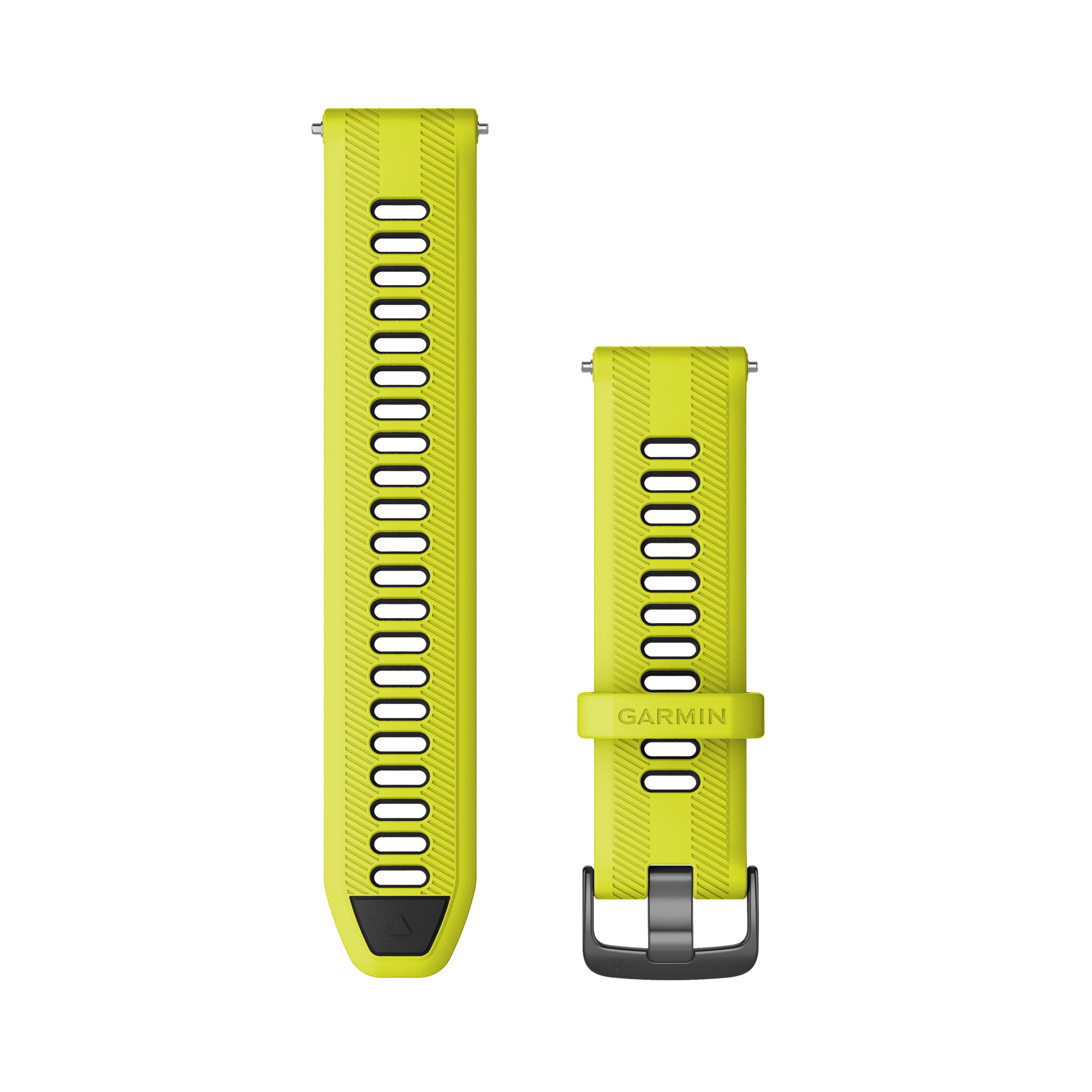 Watch Bands Garmin curea silicon - galben-fluo | negru pentru Forerunner 945/ 955/ 965