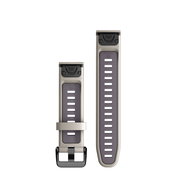 Garmin QuickFit 20 - curea silicon - crem Light Sand|mov Deep Orchid