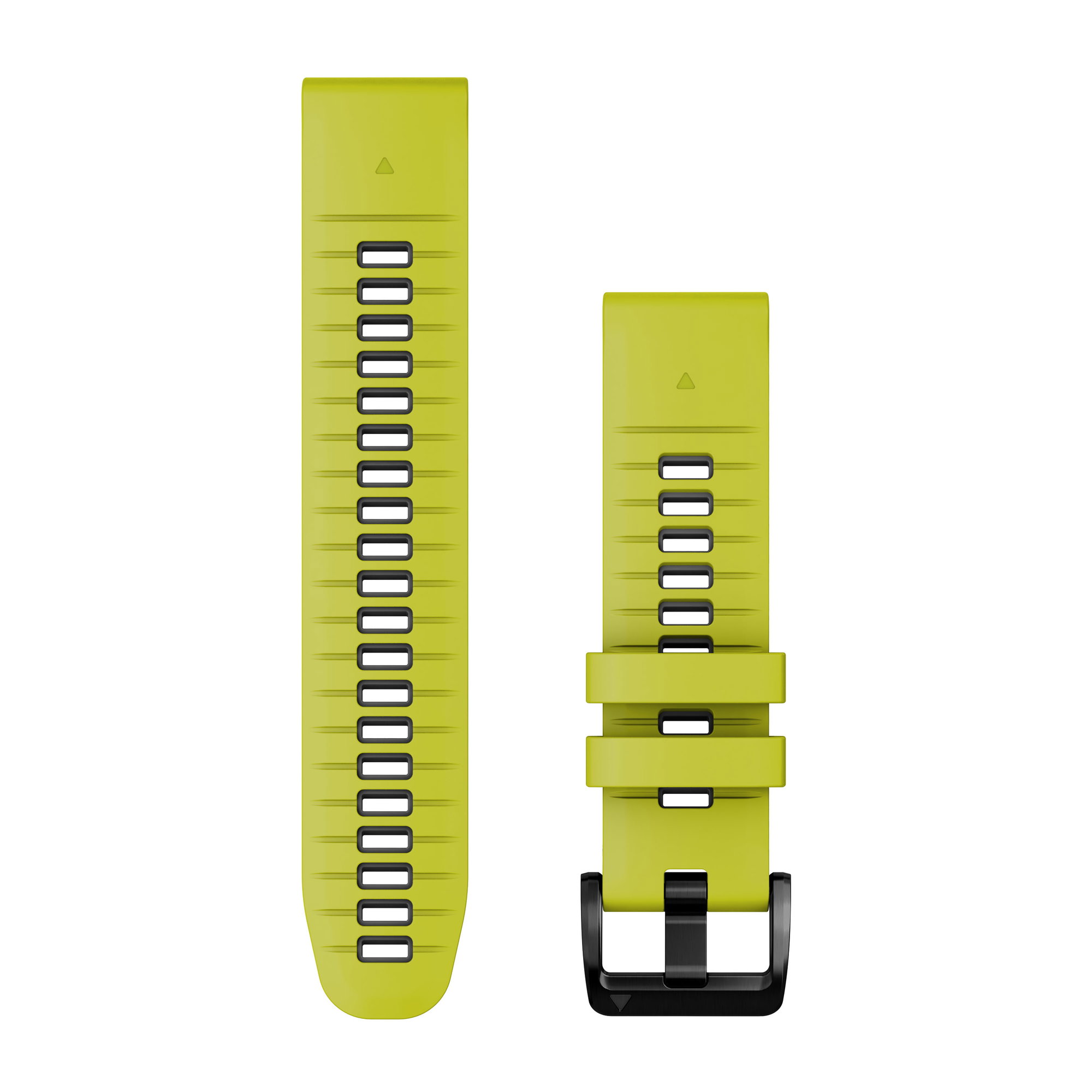 Watch Bands Garmin QuickFit 22 - curea silicon - verde Lime|gri