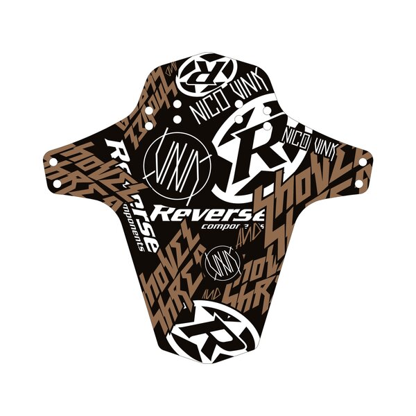 Reverse Aparatoare Reverse Nico Vink Stickerbomb Negru/Aramiu