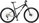 Bicicleta GT Avalanche Comp Gloss Black Cyan Blue Gunmetal 2023, Marime: XS (27.5")